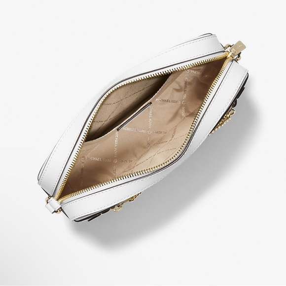 NWT Michael Kors Jet Set Large Fruit Print Logo Crossbody Bag - Picture 4 of 4